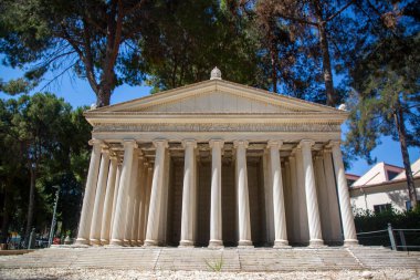 Antalya, Turkey - September 16, 2024, Dokuma Park, a popular park with an open-air museum of miniature Turkish landmarks clipart