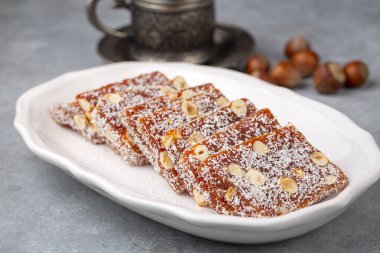 Geleneksel lezzetli Türk tatlıları.