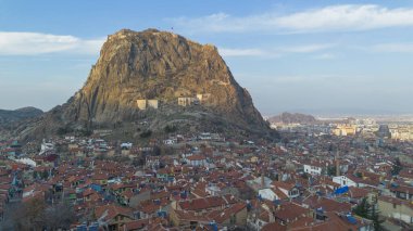 Hidirlik Tepesi 'nden Afyon Kalesi ve Afyon Şehri manzarası