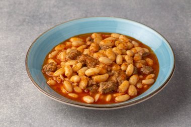 Türk yemekleri; kuru fasulye, kıymalı fasulye (kuru fasulye))
