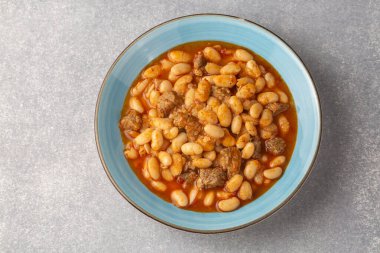 Türk yemekleri; kuru fasulye, kıymalı fasulye (kuru fasulye))