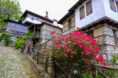 Platamonas, Pieria, Yunanistan yakınlarındaki eski tarihi Palaios Panteleimonas köyü