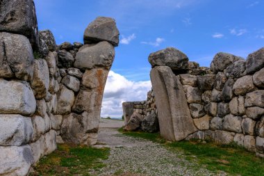 Corum - Türkiye, 31 Mayıs 2025, Hattusa Antik Kenti 'ndeki Kings Gate