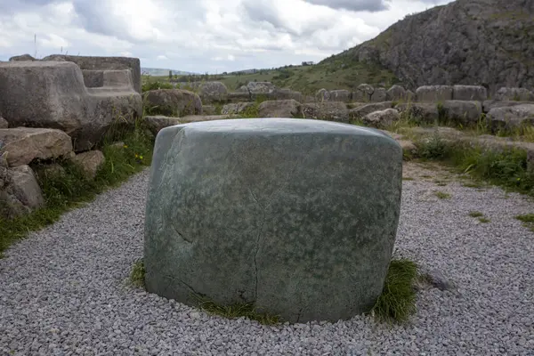 Hattusa 'daki yeşil taş, Tunç Çağı' nın sonlarında Hitit İmparatorluğu 'nun başkentiydi. Harabeleri modern Bogazkale yakınlarında yer alır. Corum, Türkiye.