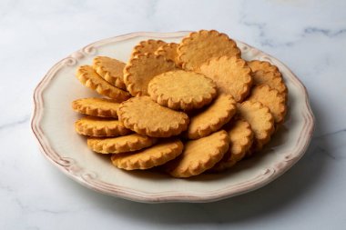 Tereyağlı kurabiye bisküvileri nefis.