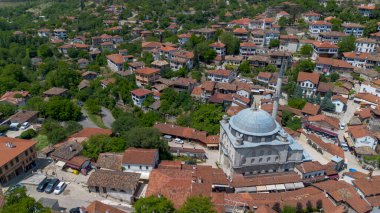 Safranbolu - Türkiye, 10 Aralık 2023. Safranbolu 'da Geleneksel Osmanlı Evleri. 