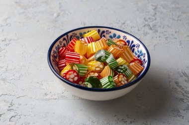 Geleneksel Türk Ramazan Şekeri Sert Şeker, Çikolata Şekeri ve Badem Şekeri