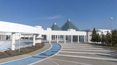 Konya, Türkiye - 01 Şubat 2025: Konya Mevlana Kültür Merkezi