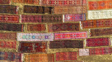 Yaz sezonunda Halı Sahaları Drone Fotoğrafı, Dosemealti Antalya, Türkiye 