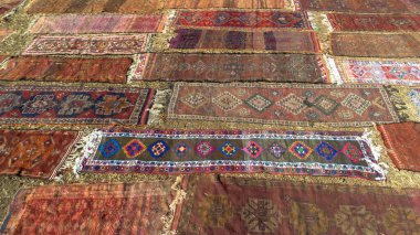 Yaz sezonunda Halı Sahaları Drone Fotoğrafı, Dosemealti Antalya, Türkiye 