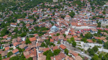 Safranbolu - Türkiye, 10 Aralık 2023. Safranbolu 'da Geleneksel Osmanlı Evleri. 