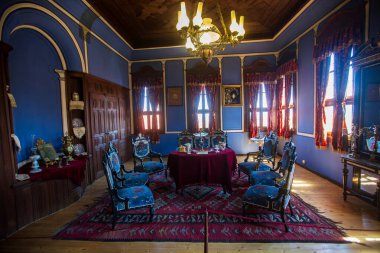 Filibe - Bulgaristan, 03 Ağustos 2025, Bulgaristan 'ın Filibe kentindeki Eski Etnoğrafya Müzesi.