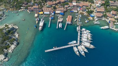Tarihsel antik lahit. Simena Kalesi, Kalekoy (Ucagiz), Kekova - Türkiye
