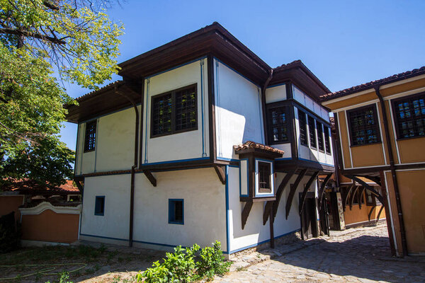 Архитектурно-исторический заповедник Древний Пловдив. Старый город расположен в центральной части города Пловдив на трех холмах. Пловдив, Болгария.