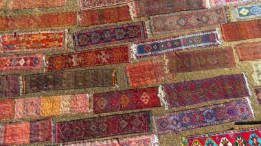 Yaz sezonunda Halı Sahaları Drone Fotoğrafı, Dosemealti Antalya, Türkiye 