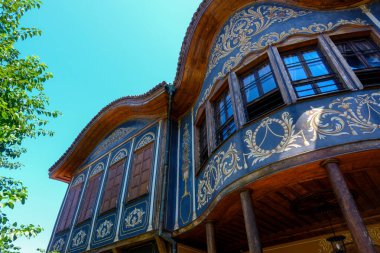 Bulgaristan 'ın Filibe kentindeki Eski Kent Bölgesel Etnoğrafya Müzesi. Kuyumdzhiouglu evi