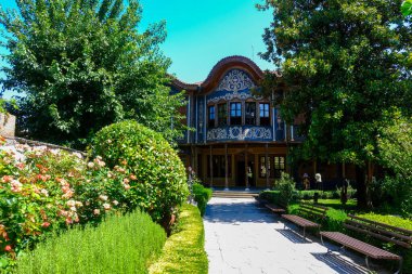 Bulgaristan 'ın Filibe kentindeki Eski Kent Bölgesel Etnoğrafya Müzesi. Kuyumdzhiouglu evi