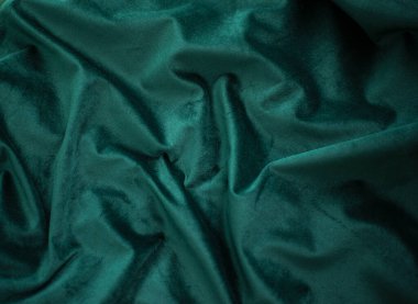 Zümrüt kadife katlanmış arka plan resmi, arkaplan tasarımı için yeşil parlak kumaş ipeği duvar kağıdı, koyu yeşil tekstil arka plan