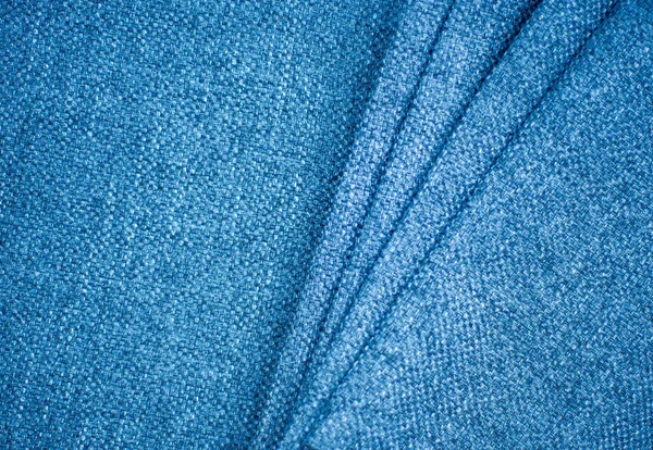 Arka Plan Için Katmanlı Mavi Kot Kumaş Giysi Üretimi Için — Stok fotoğraf