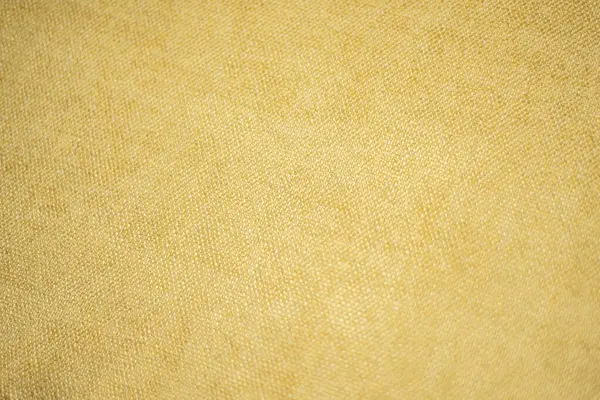 黄色棉织物背景 服装制造 带仿制空间的织物模板 — 图库照片