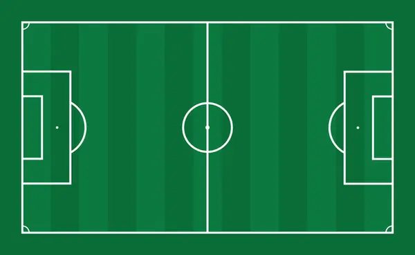 Futbol sahası, futbol oynamak için boş çimenler. Spor sahası, atletizm sahası, futbol sahası veya futbol sahası yüzeyi, çayır ve dinlenme alanı, futbol çim illüstrasyonu