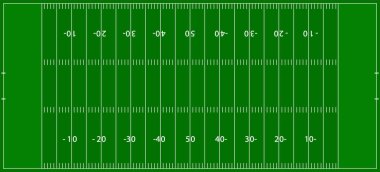 Amerikan futbol sahası futbol turnuvası, vektör illüstrasyon alanı, şema, diyagram stratejisi, spor oyun planı taktiği, antrenman seansı