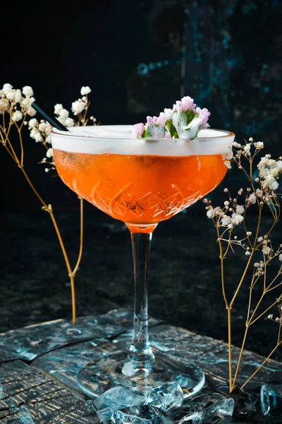 Mai Tai Cocktail Alcolico Popolare Con Rum Liquore Sciroppo Succo — Foto Stock