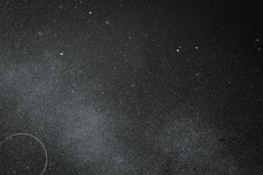 Grunge siyah arka planı. Üst Manzara. Dokulu yüzey. Metin için boş alan.