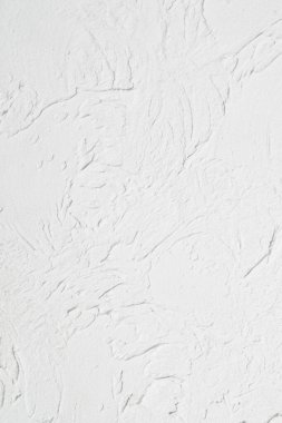 Beyaz desenli beton arka plan. Mesaj için yer var. Desenli yüzey.
