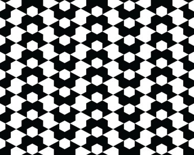 Kusursuz tek renkli geometrik desenler, dekoratif tasarım.