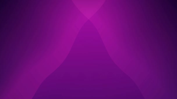 Purple Double Criss Cross Wave Background Loop Apresenta Fundo Gradiente — Vídeo de Stock