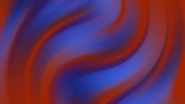 Azul Laranja Gradiente Twister Fundo Loop Apresenta Ondas Cor Azul — Vídeo de Stock