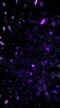 Dikey Mor ve Pembe Işık Işıkları Arkaplan 4K döngüsü, izleyiciye dikey oranda ateş eden mor ve pembe renkli ışık ışınlarına sahiptir..