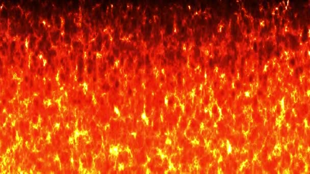 Mystical Fires Hell Abstract Pętla Posiada Abstrakcyjny Ogień Falujący Wznoszący — Wideo stockowe
