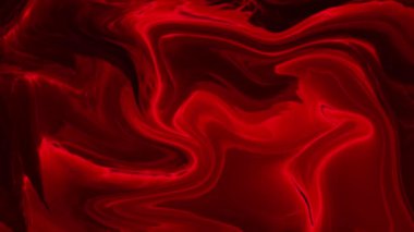 Kırmızı Leke Smear Arkaplan 4K döngüsü, lekelenmiş veya lekelenmiş sıvı döngüde canlandırılmış soyut kırmızı gradyan şekilleri içerir.