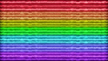 Gökkuşağı Lazer Işıkları 4K Döngü içinde ve dışında siyah bir arkaplana karşı gelen gökkuşağı renkli lazer ışınları içerir ve sonra bir döngü içinde tekrar ayrılırlar.