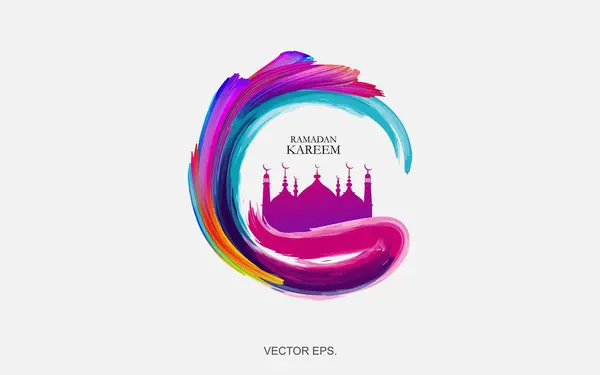 vektör arkaplan, sanat, tasarım, soyut modern grafik elementler ramadhan kareem, akıcı sıvı şekilli 3d Gradyan soyut afişler. Resim karşıtlığı renkleri, ramadhan, İslami selamlama
