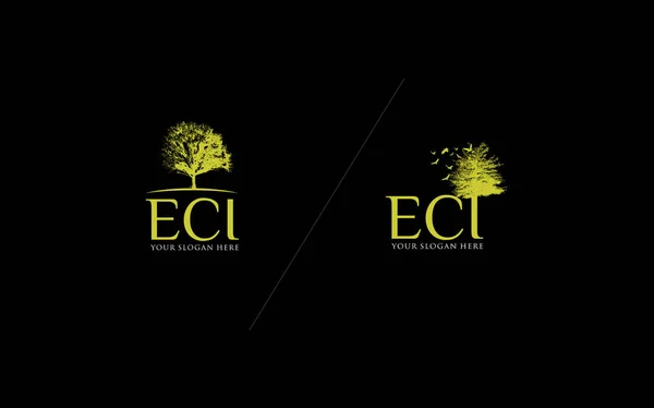 Çizim Basit Logo. Organik Yaşam Tarzı Marka Tasarım Şablonu Logosu. Güzel ağaç yaşamın, güzelliğin, büyümenin, kuvvetin ve sağlığın sembolüdür. Promosyon medya logonuz için iyidir.