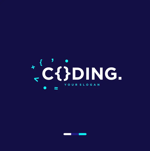 Logo Coding Vector Programmer Logo Icon Technology Symbol Code Logo ...