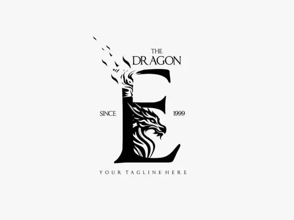 E harfi ejderha logosuyla
