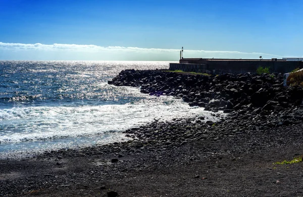 Rocky Coast North Island Tenerife Sunny Day Canary Islands Spain — Foto Stock