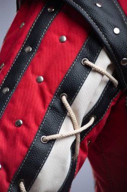 Deri dantelli Gambeson Kol