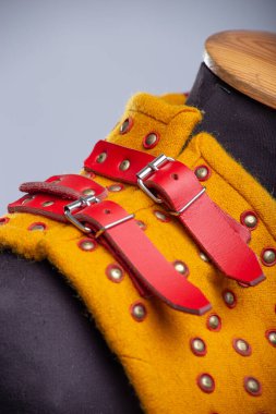 Ortaçağ Brigandine Omuz Detayına Yakın plan