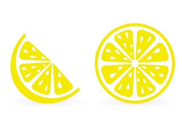 stock vector Fresh and juicy lemon on white background. Vector illustration