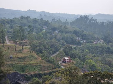 Tayland şehrinin güzel manzarası