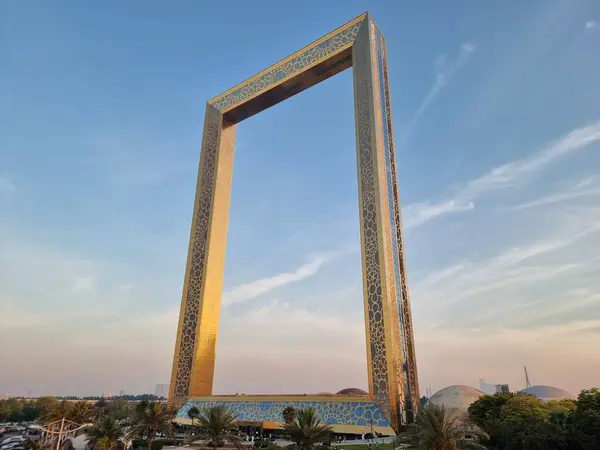 Dubai 'deki Dubai Frame binasının görüntüsü, BAE. 