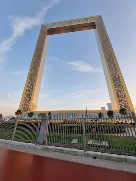 Dubai 'deki Dubai Frame binasının görüntüsü, BAE. 