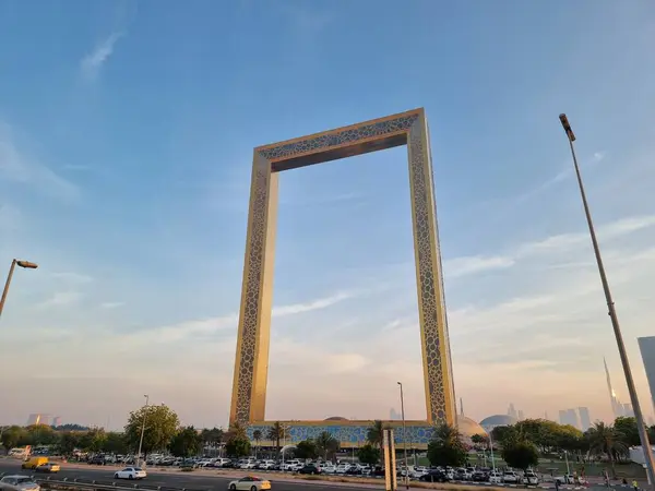 Dubai 'deki Dubai Frame binasının görüntüsü, BAE. 