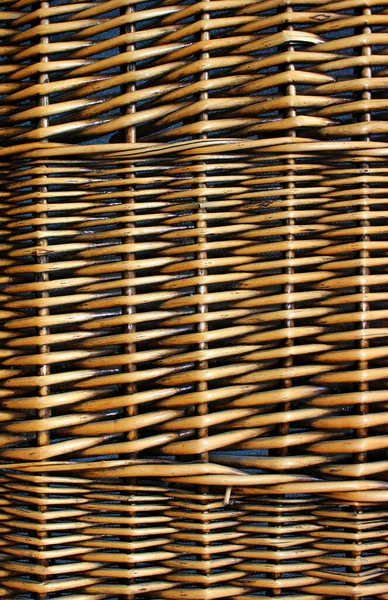 Textured Retro Wicker Wood Pattern Vertical Background Stock Photo — Stock Photo, Image