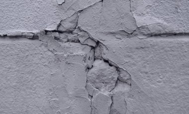 The joint between two concrete slabs collapses over time